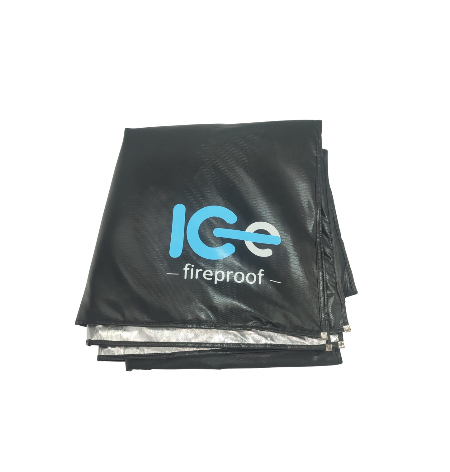 ICe Fire Blanket High-strength fire-resistant safety blanket for lithium batteries.
