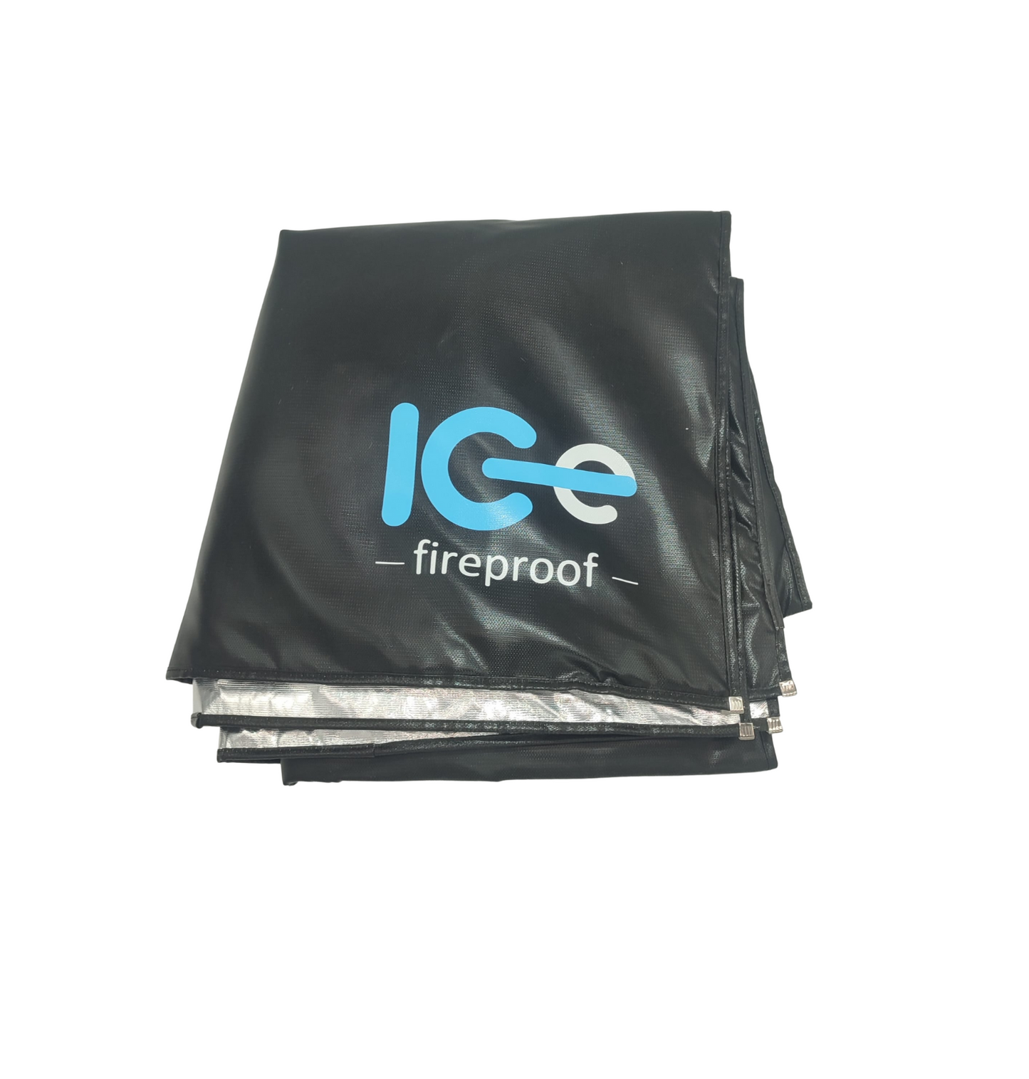 ICe Fire Blanket High-strength fire-resistant safety blanket for lithium batteries.