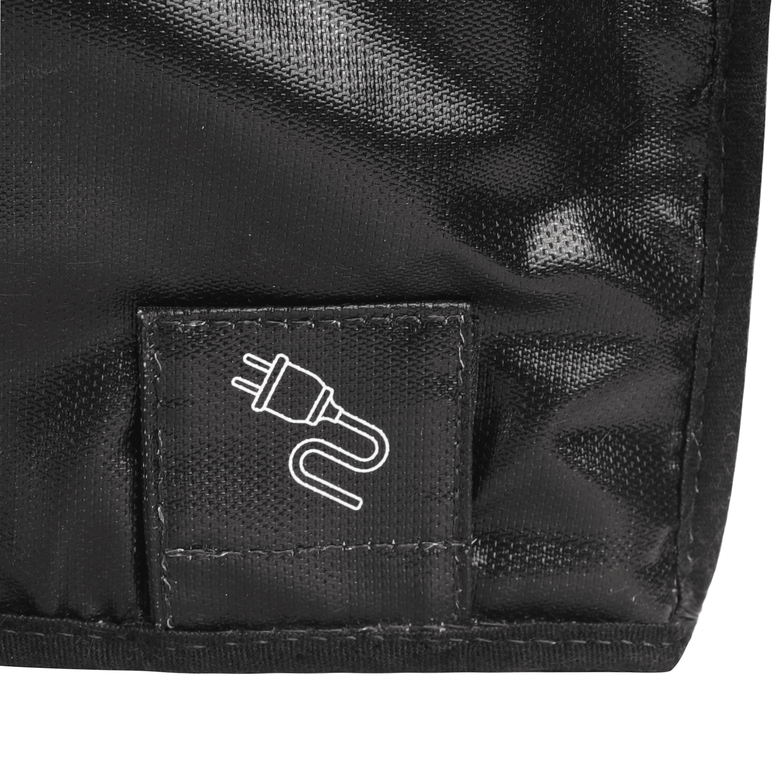 Bolsa ignífuga ICe BAG S2 detalle interior, fibra de vidrio resistente al calor
