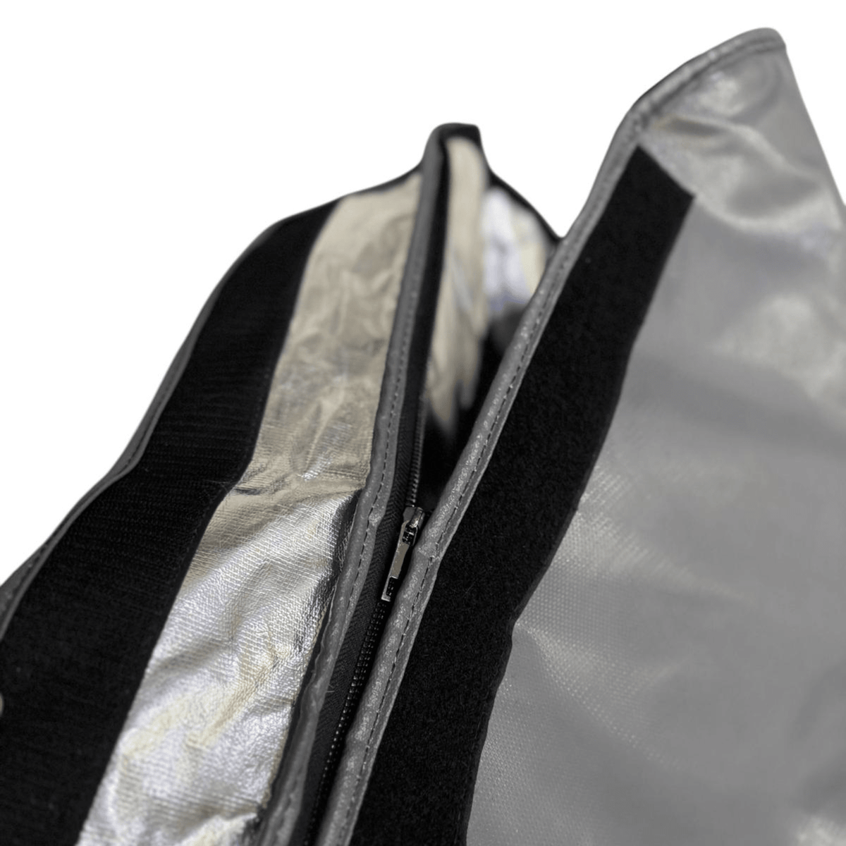 Bolsa ignífuga ICe BAG S3 vista trasera, asas para transporte cómodo