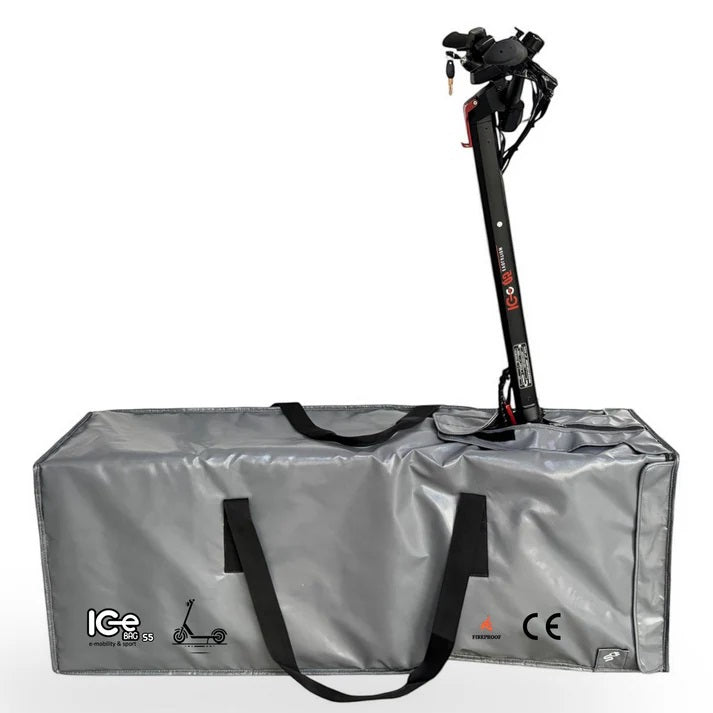 Pack ICe Q5 EVO 52 y 23Ah + Bolsa Ignífuga ICe BAG | Patinete Eléctrico Certificado VMP